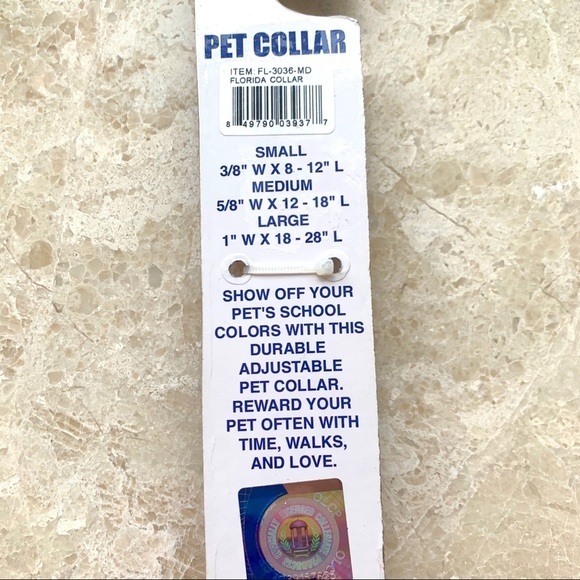 NWT Florida Gators Medium Dog Collar - Picture 4 of 4